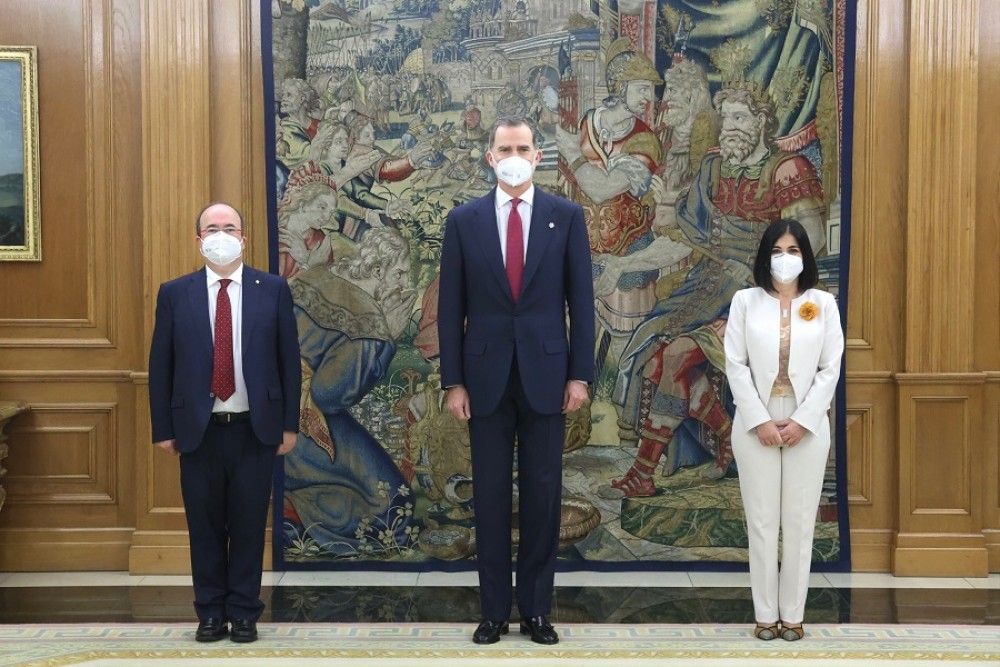 Carolina Darias toma posesión como ministra de Sanidad y Miquel Iceta como titular de Política Territorial