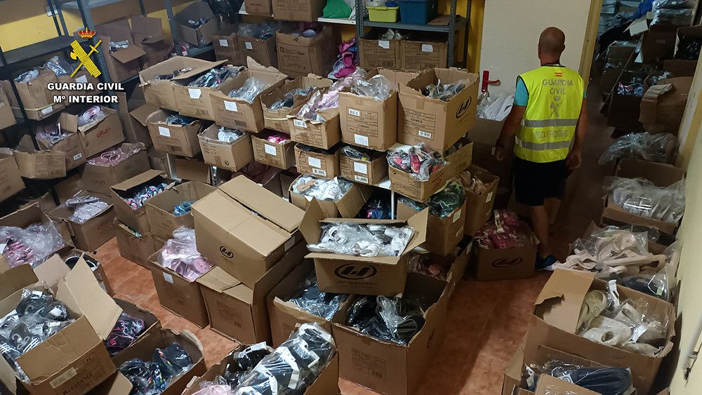 Intervenidos 25.000 artículos falsificados valorados en más de 6 millones de euros