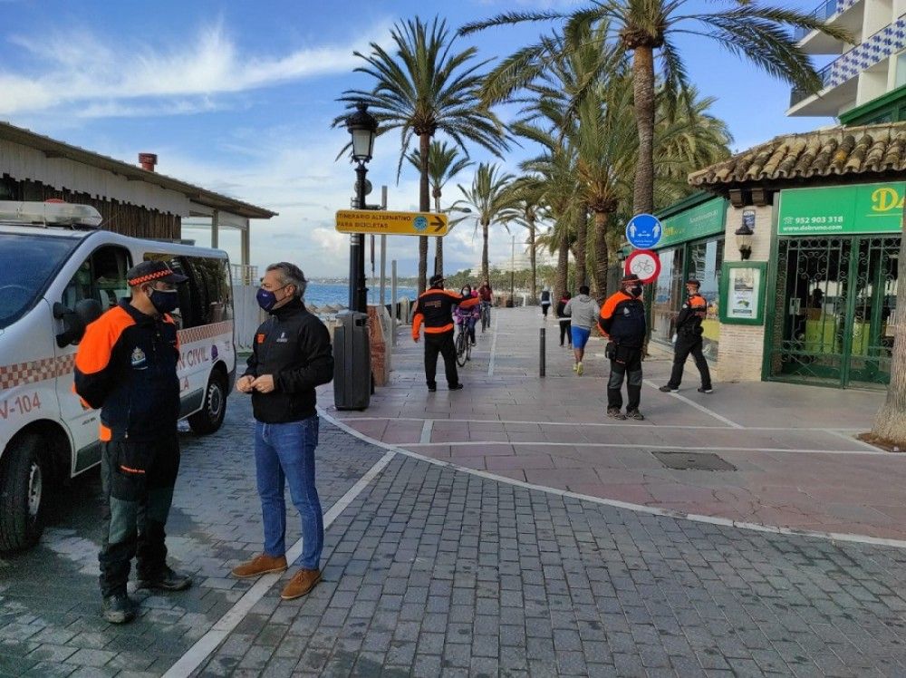 Protección Civil realiza medio centenar de controles aleatorios en puntos estratégicos para garantizar el cumplimiento de las medidas contra el COVID-19