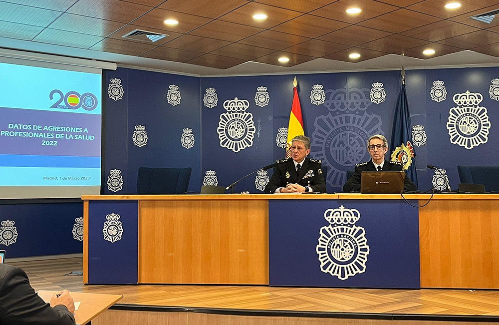 La Policía Nacional presenta el balance de las agresiones a profesionales sanitarios durante el 2022