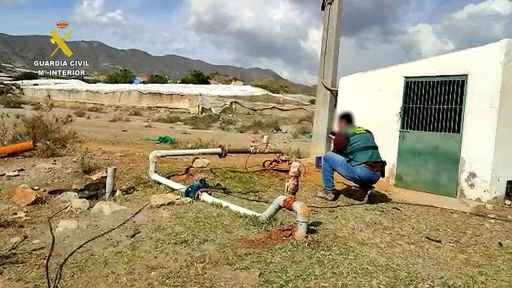 Investigadas 18 personas por captar agua mediante 51 pozos ilegales para uso agrícola en Mazarrón (Murcia)