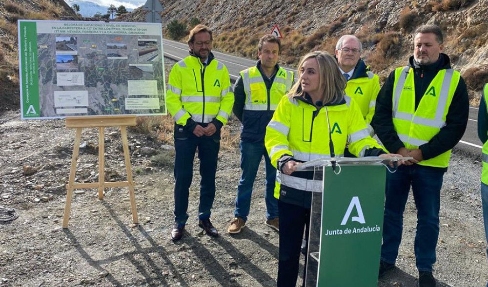 La Junta repara el firme y amplía la carretera del Puerto de la Ragua tras invertir 1,4 millones