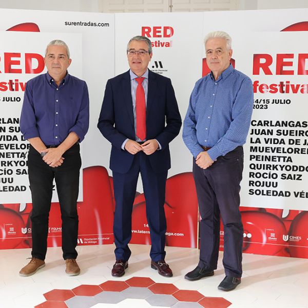 La Diputación entrega parte de la recaudación del RED Festival de La Térmica a la investigación contra el cáncer