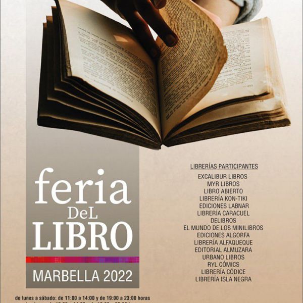 La Feria del Libro de Marbella arranca mañana viernes con una programación que contempla más de una treintena de actividades