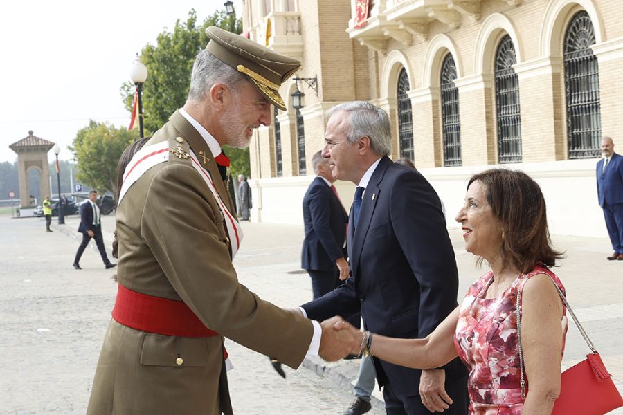 La princesa de Asturias jura bandera en la Academia Militar de Zaragoza