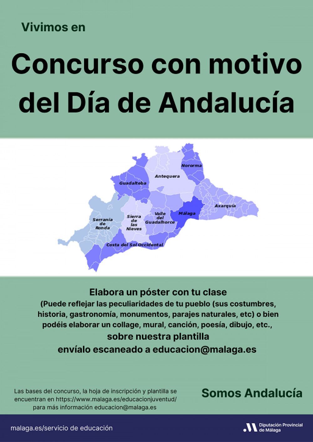 La Diputación involucra a los escolares de la provincia en la celebración del 28F