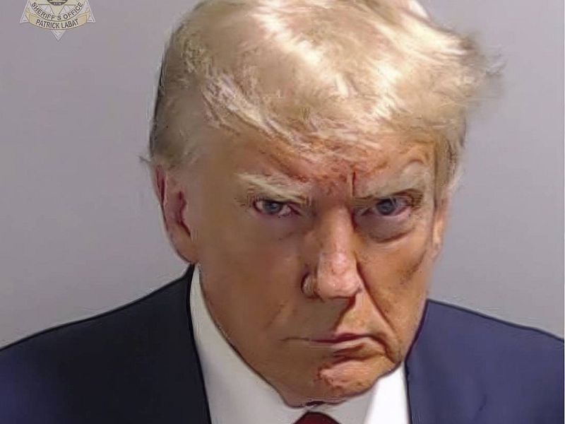 Donald Trump, fichado en Georgia por intentar alterar el resultado de las elecciones de 2020