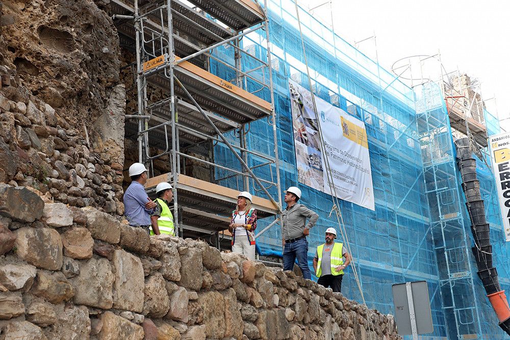 Obras "de gran envergadura" para poner en valor el Castillo de Marbella con la rehabilitación de la muralla y su iluminación ornamental