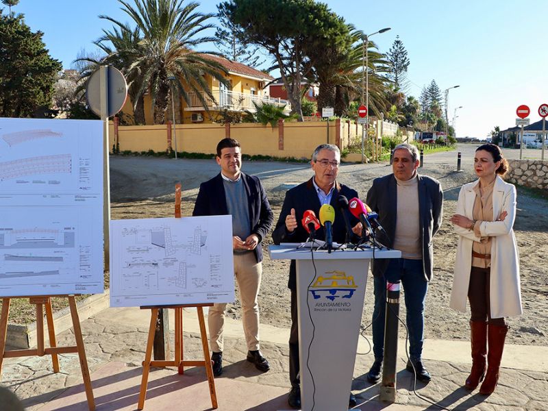 La Diputación invertirá 871.000 euros en una nueva pasarela de la Senda Litoral sobre el arroyo Granadillas en Rincón de la Victoria