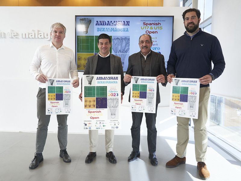 Cerca de 300 deportistas procedentes de 17 países participarán en el Andalusian Spanish Open de bádminton con el impulso de la Diputación