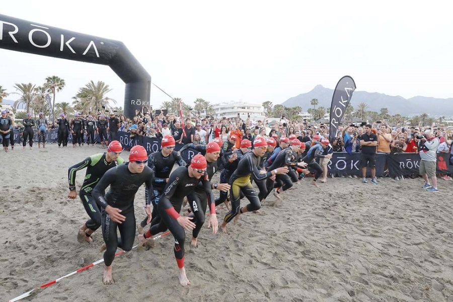 El 69% de los participantes en el Ironman 70.3 celebrado ayer eran extranjeros
