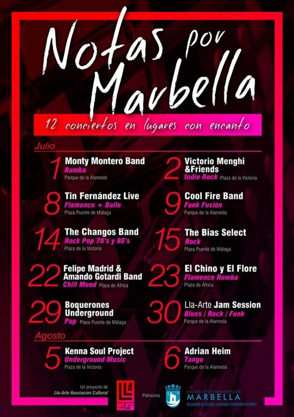 Comienza la agenda cultural de verano con la propuesta Notas por Marbella’, una docena de conciertos para reactivar la vida en el Casco Antiguo