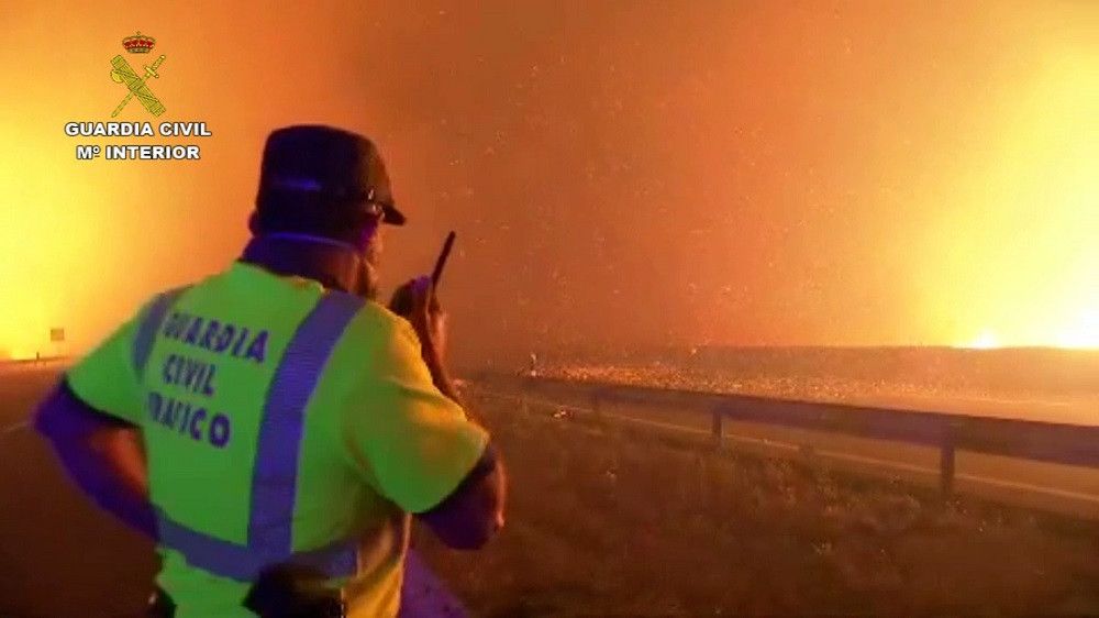 La Guardia Civil ha detenido e investigado en lo que va de año a más de 300 personas por delitos de incendios forestales