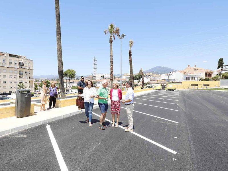 Nueva Andalucía suma 116 plazas de aparcamiento público en una parcela de 4.500 metros cuadrados de la calle Gabriel García Márquez