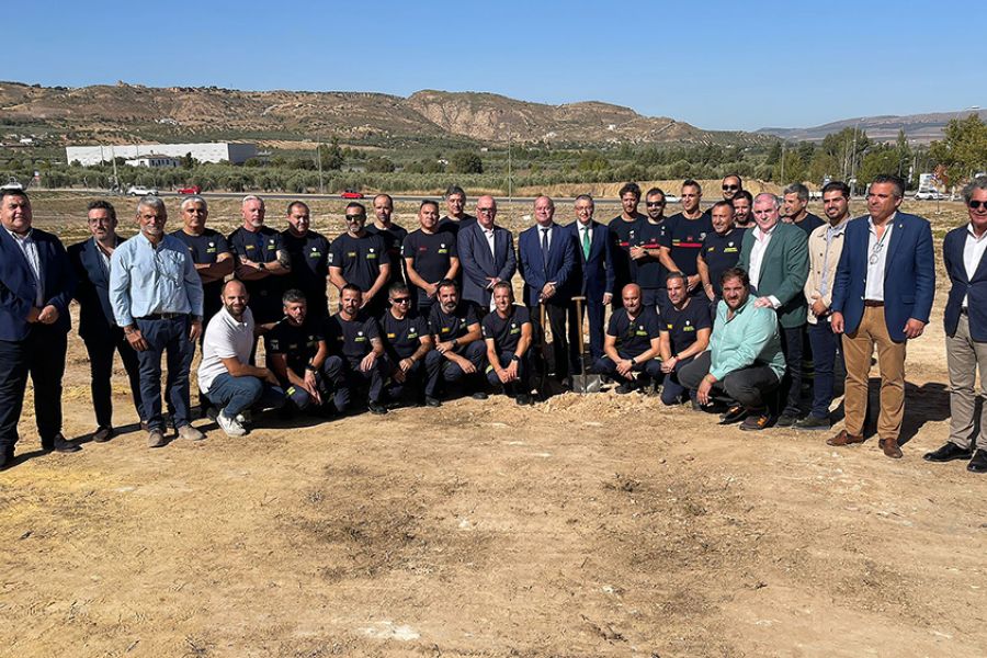 Comienzan las obras del nuevo parque de bomberos de Antequera con una inversión de la Diputación de 2,4 millones de euros