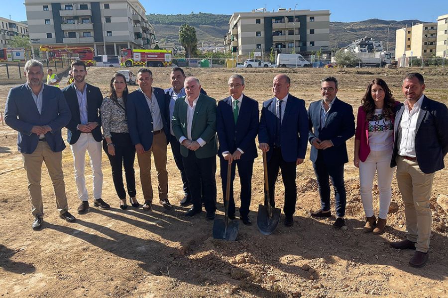 Comienzan las obras del nuevo parque de bomberos de Antequera con una inversión de la Diputación de 2,4 millones de euros