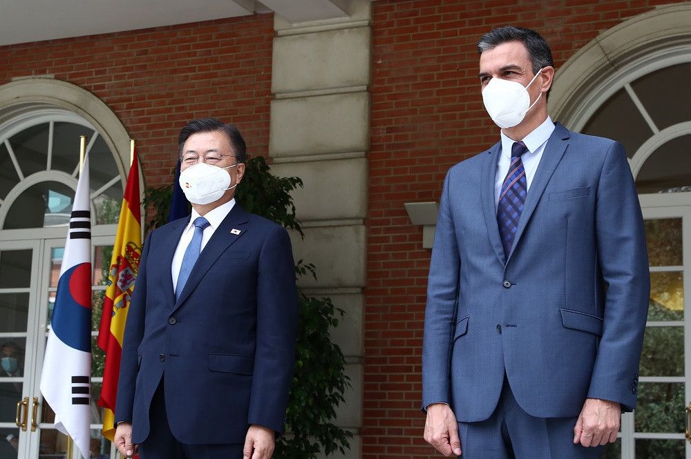 España recibe la visita de Estado del presidente de Corea del Sur