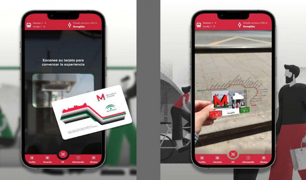 Metro de Granada pone a disposición de sus usuarios una app de realidad aumentada con información útil