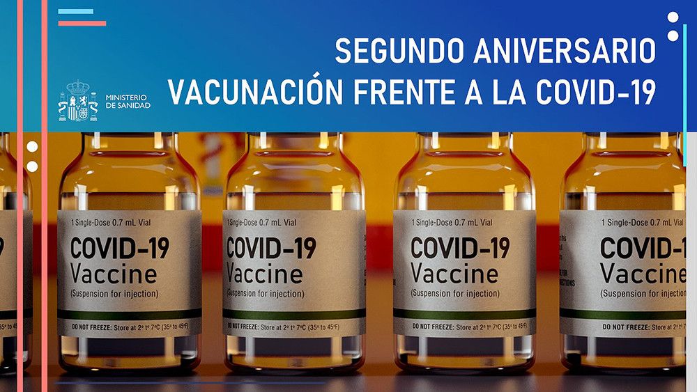 La vacunación frente a la COVID-19 cumple dos años con más de 104 millones de dosis inoculadas a más de 39 millones de personas mayores de 12 años en España