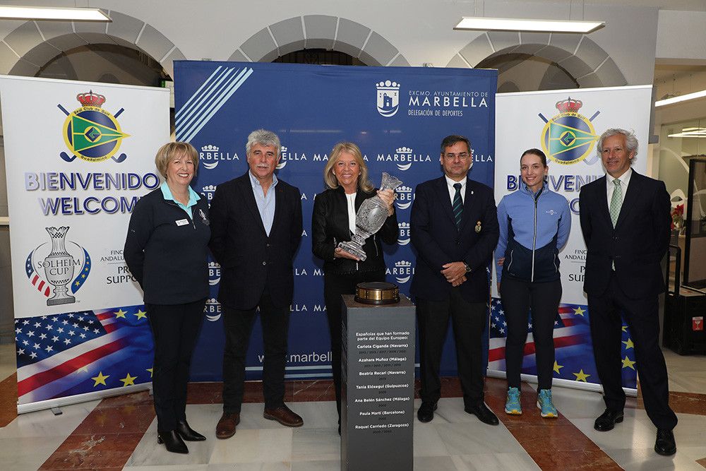 El trofeo de la Solheim Cup llega a Marbella