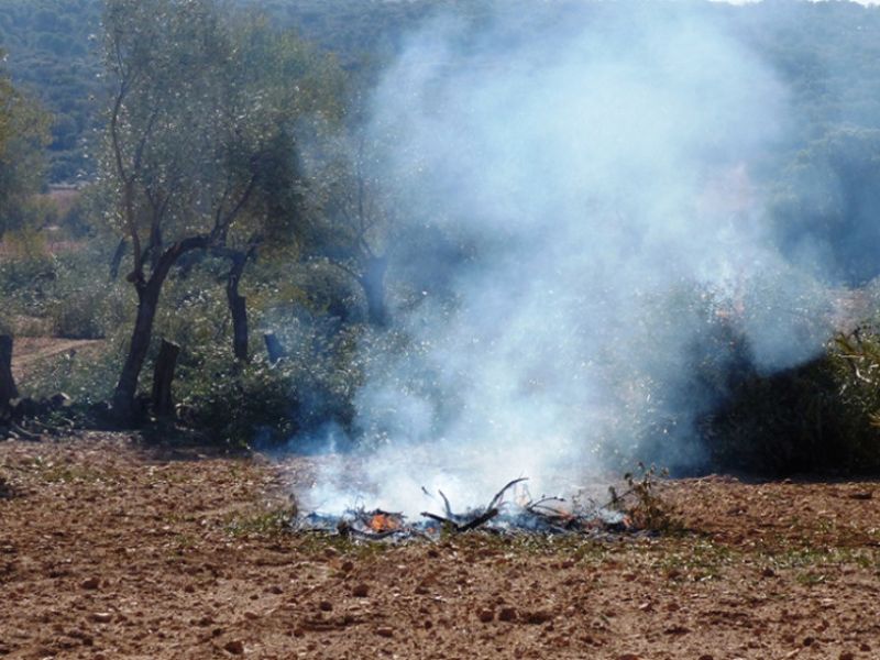 Prolongada la prohibición de las quemas agrícolas para prevenir incendios forestales hasta el 8 de mayo