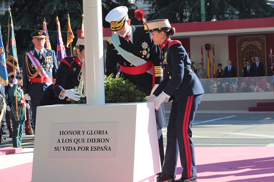 Los reyes han presidido el desfile por el Día de la Fiesta Nacional