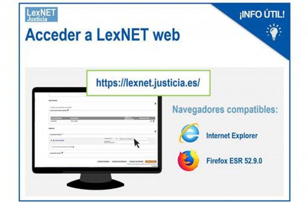 La presentación de escritos iniciadores por LexNET se incrementó un 15% respecto a 2019 con la reactivación del servicio