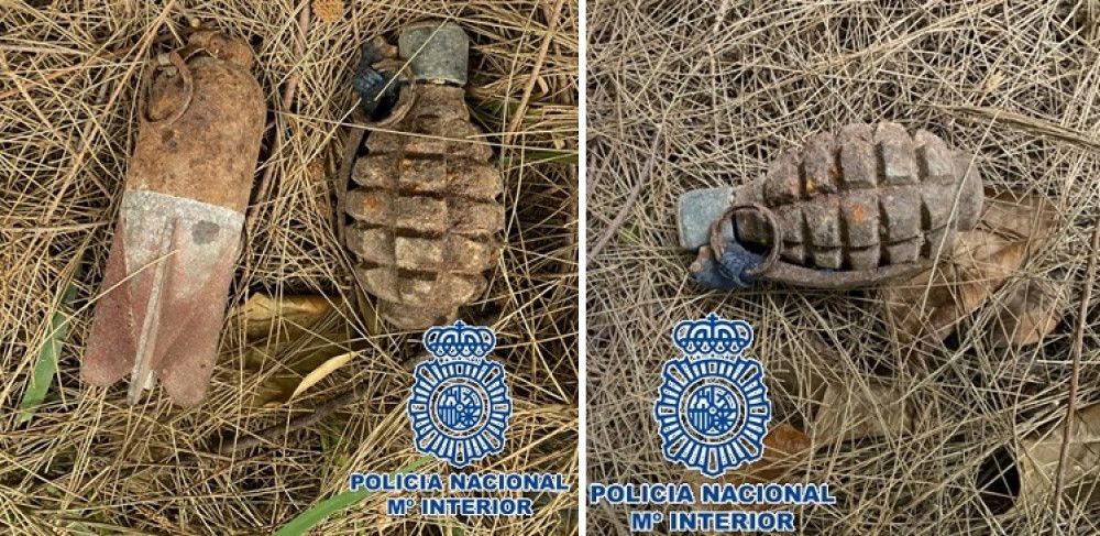 La Unidad del TEDAX de la Policía Nacional localiza en Puerto de la Torre y en Torremolinos tres artefactos explosivos de la Guerra Civil