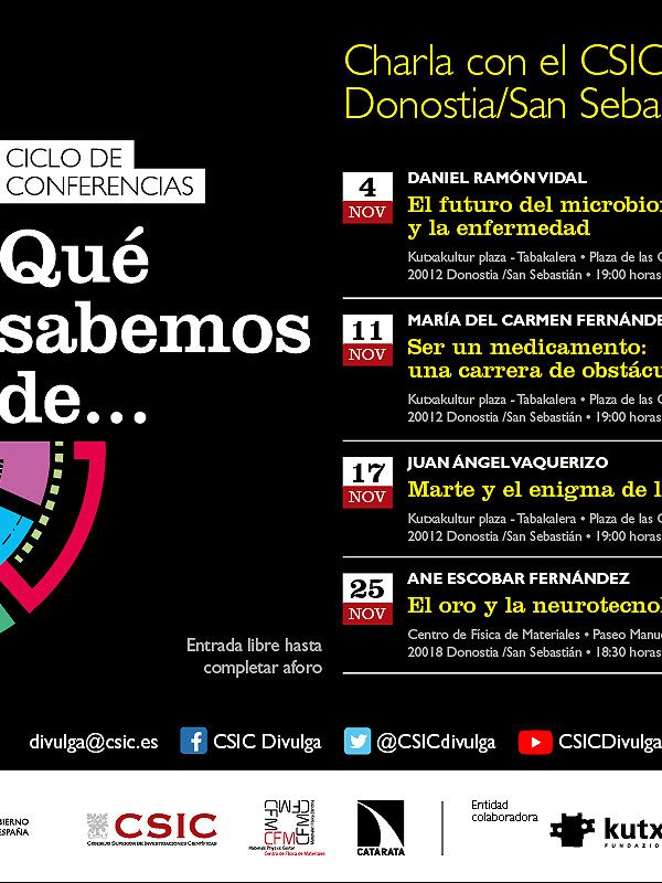 Un nuevo ciclo de conferencias ¿Qué sabemos de? comienza en San Sebastián
