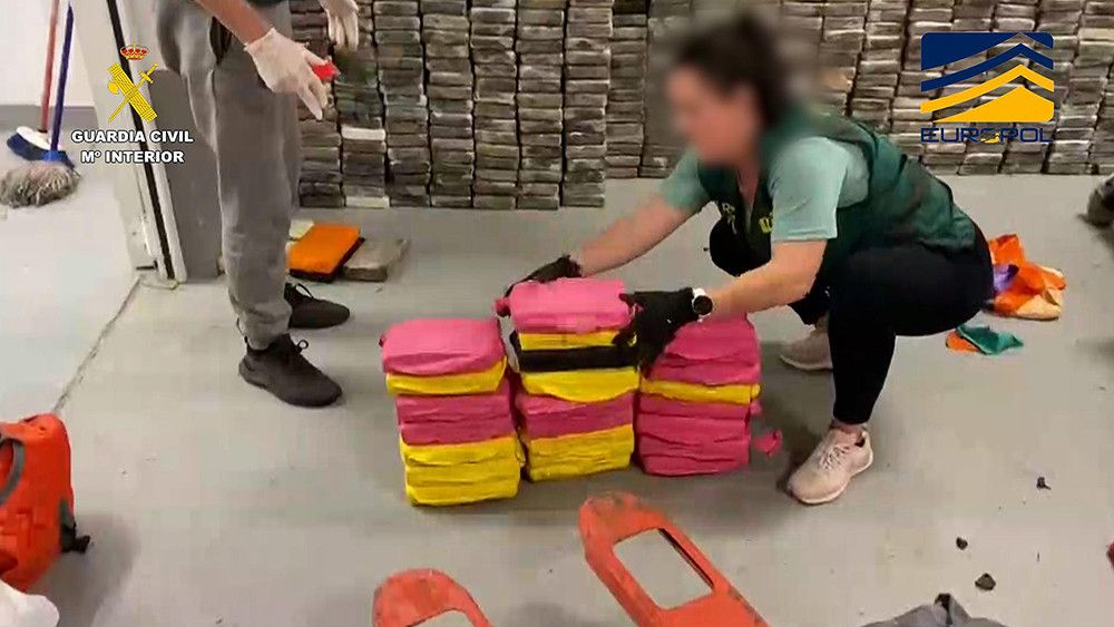 Detenidos 50 integrantes de una organización criminal que enviaba cargamentos de cocaína y hachís a Europa