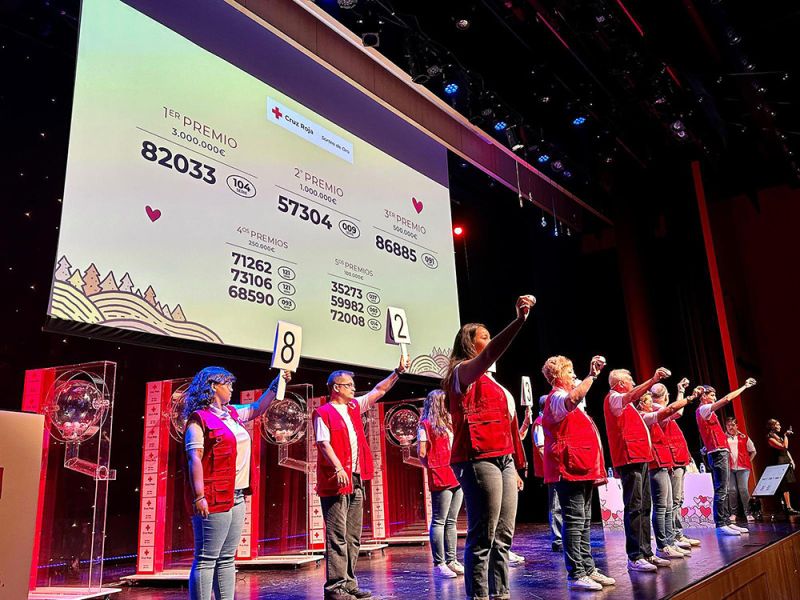 El Auditorio de la Diputación acoge el Sorteo de Oro de Cruz Roja