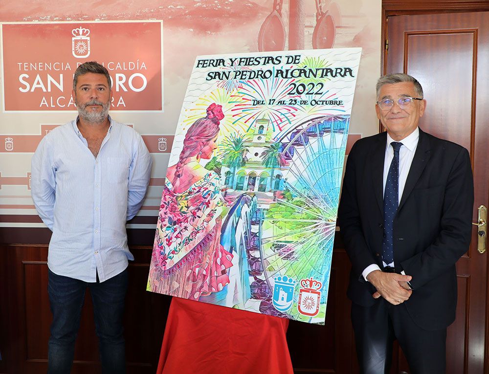 Un cartel de Antonio José Verano anunciará la Feria de San Pedro 2022, que se celebrará del 17 al 23 de octubre en el nuevo recinto permanente de La Caridad