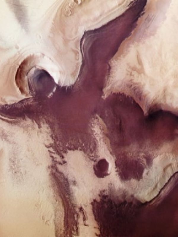 La sonda Mars Express descubre motivos navideños en la superficie de Marte