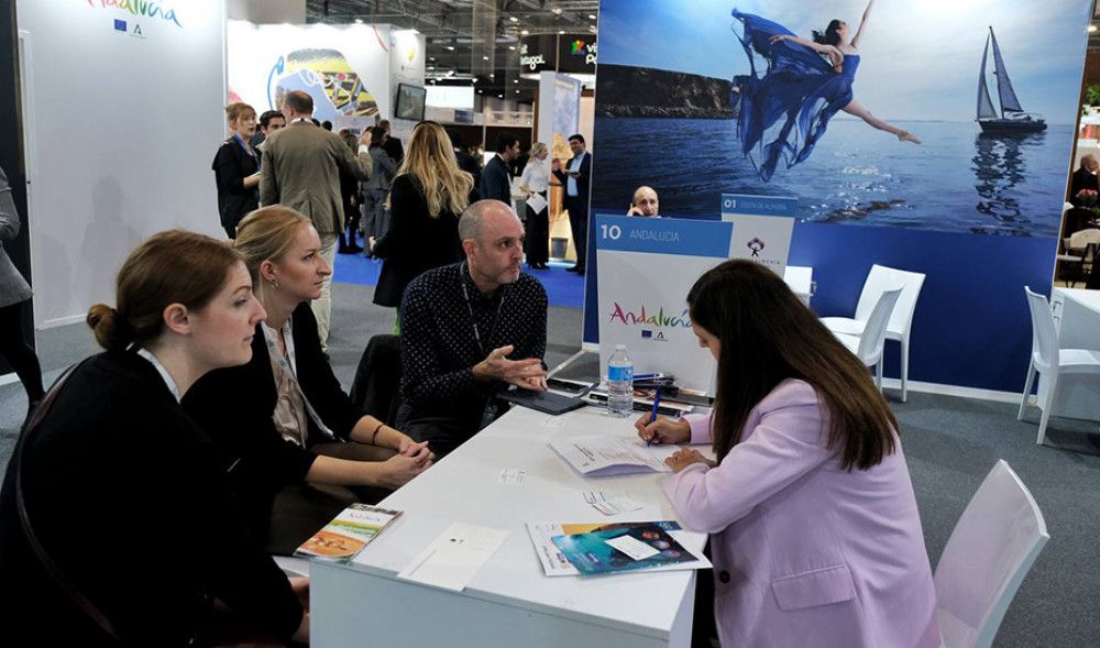 Cuatro de cada diez visitantes a la World Travel Market pasaron por el pabellón de Andalucía