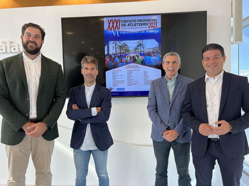 Un total de 45 pruebas componen el calendario del XXXI Circuito Provincial de Atletismo de la Diputación de Málaga