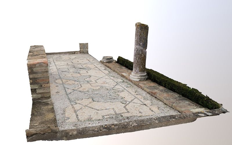 Los mosaicos romanos de Itálica, en tres dimensiones