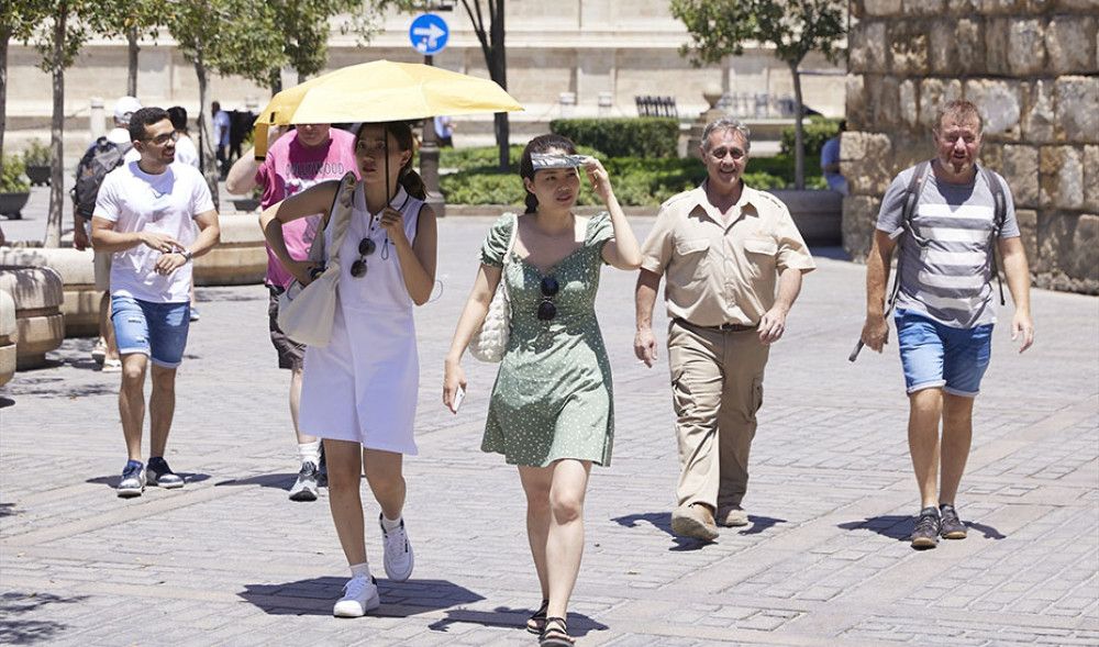 La Campiña cordobesa y el Valle del Guadalquivir en Jaén están hoy de nuevo en aviso naranja por calor