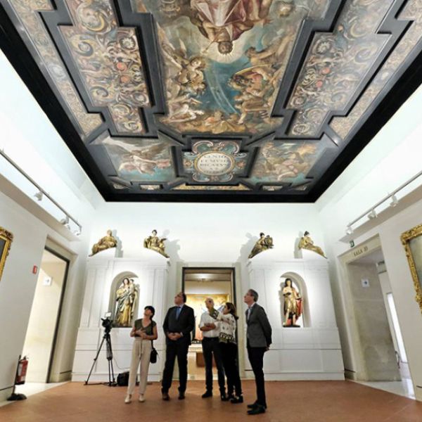 El Bellas Artes de Sevilla exhibe en su colección permanente el techo de Juan de Arguijo