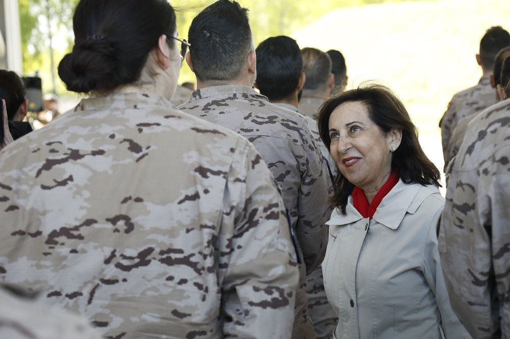 La ministra de Defensa visita en Lituania al contingente español que refuerza el flanco este de la OTAN