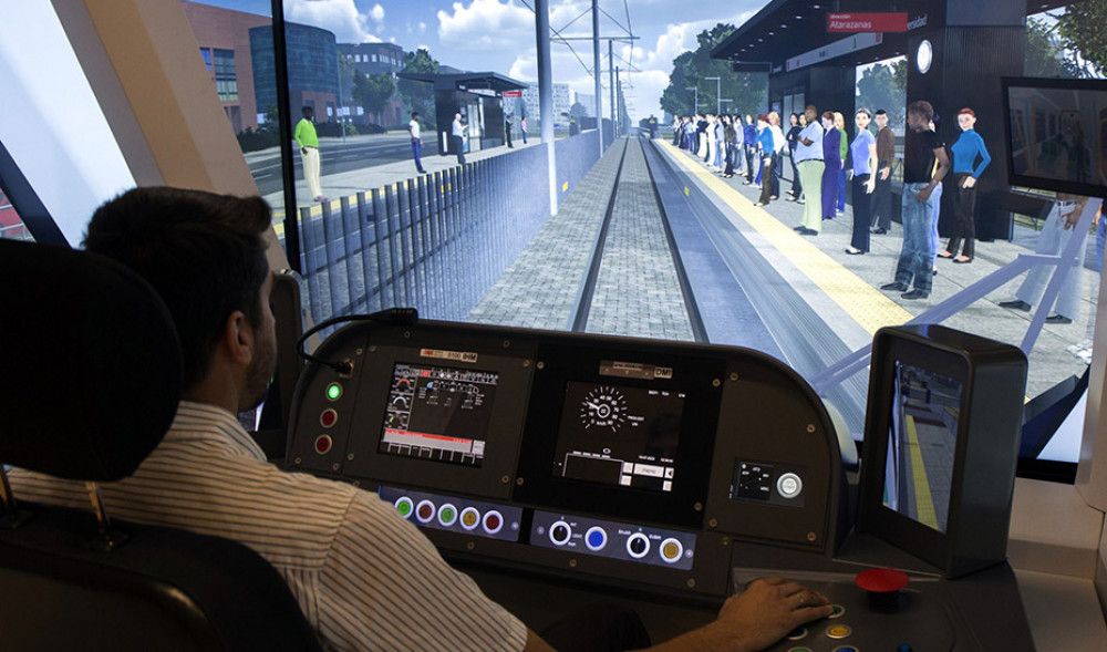 Metro de Málaga instala el primer simulador de conducción en la estación Ciudad de la Justicia