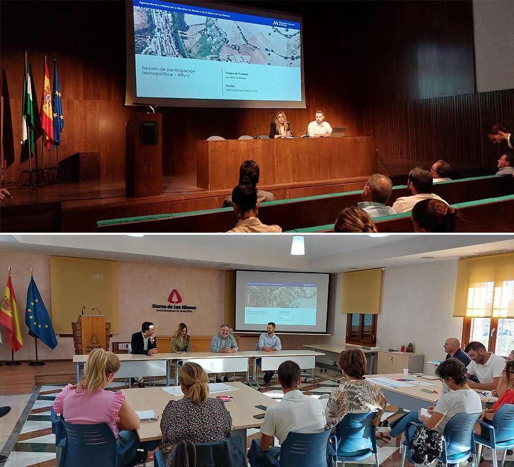 La Diputación de Málaga avanza en el desarrollo de la Agenda Rural y Urbana en la Sierra de las Nieves y la Serranía de Ronda