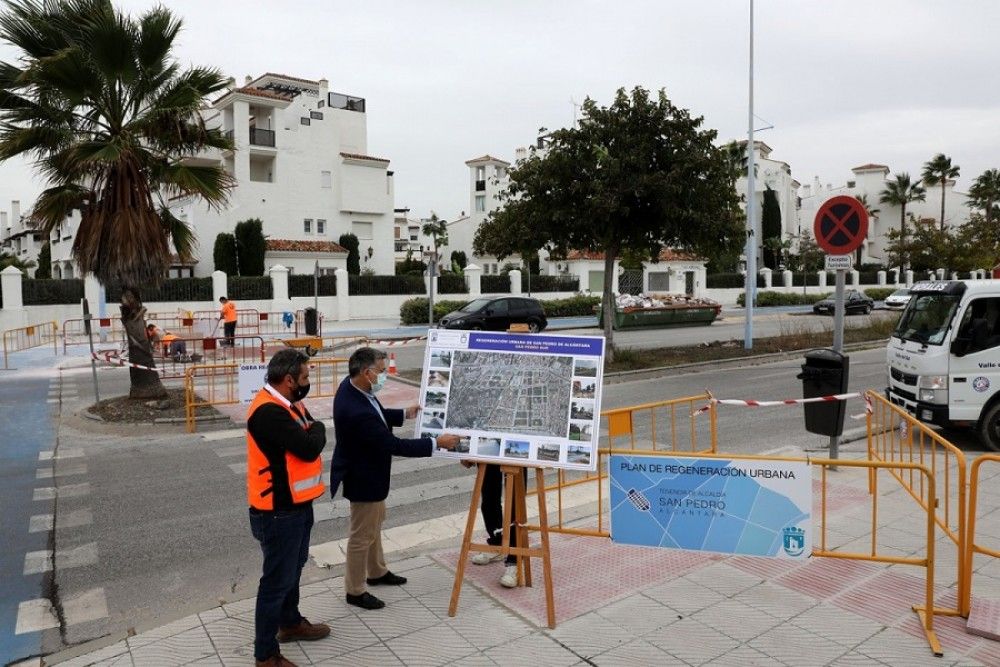 El Ayuntamiento ejecutará 14 actuaciones de mejora en la zona sur de San Pedro Alcántara dentro del Plan de Regeneración Urbana