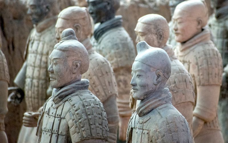 Descubiertos más de 220 guerreros de terracota cerca del Mausoleo del Emperador Qinshihuang