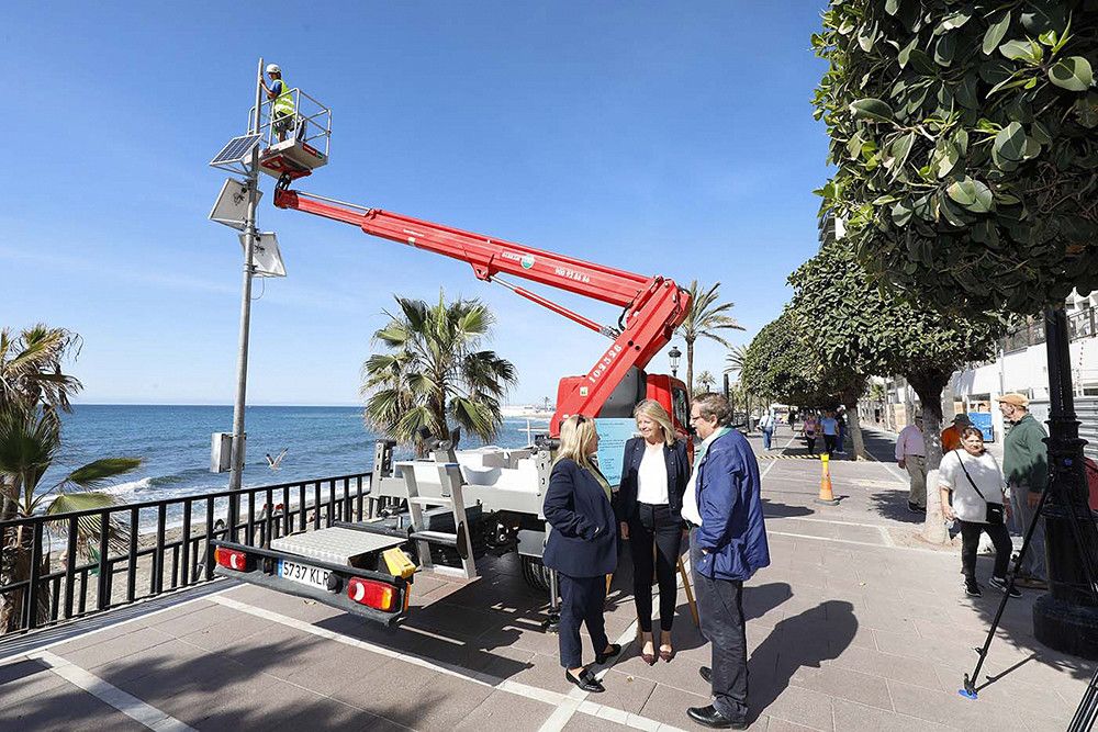 Marbella será la primera ciudad de Andalucía que contará con un sistema de cámaras en las playas que permitirá consultar el grado de ocupación y otros indicadores de interés del litoral
