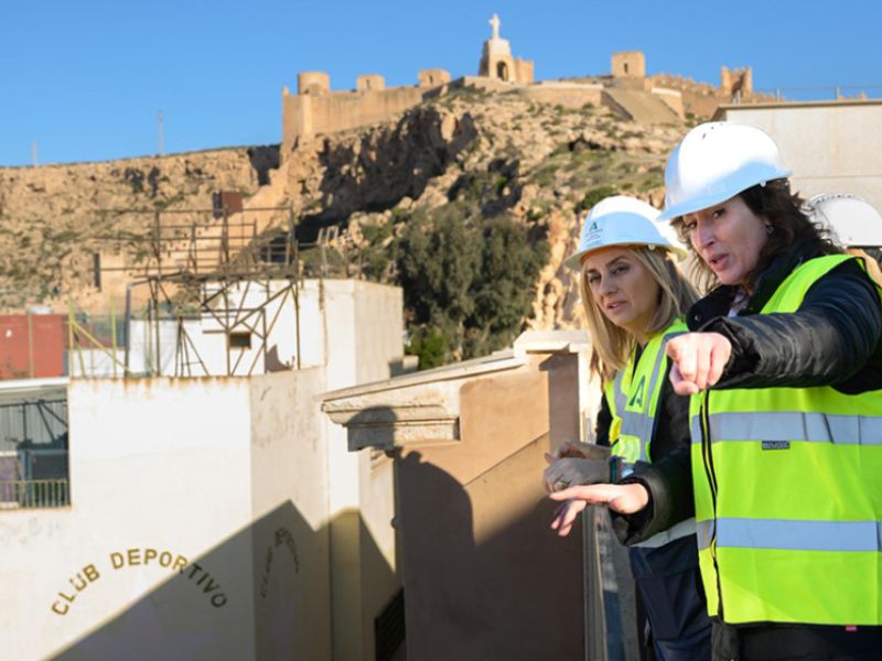 La rehabilitación de las Casas Consistoriales de Almería está al 50% de ejecución y concluirá en verano