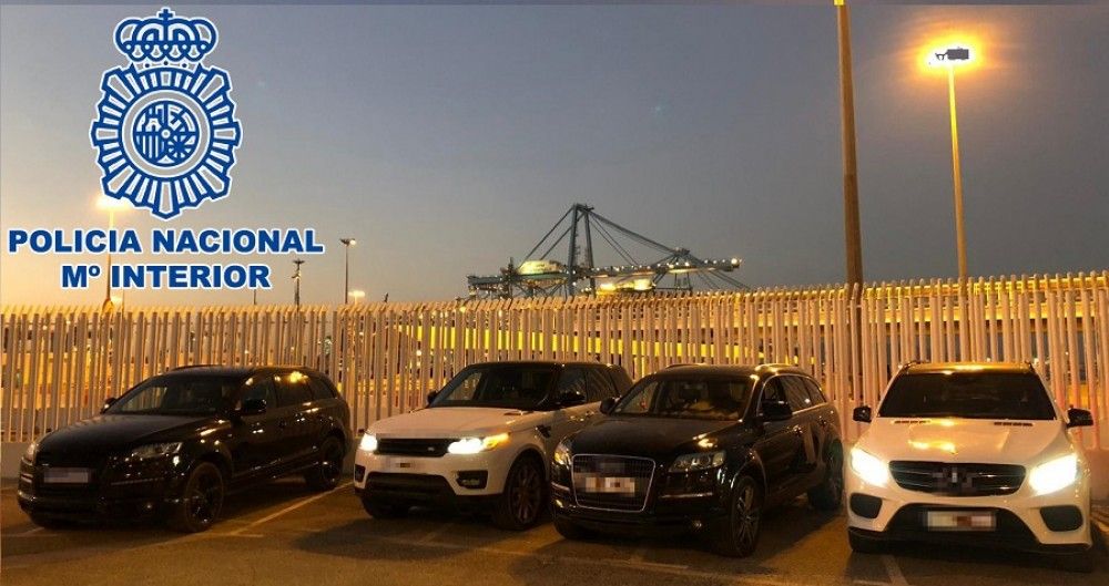 La Policía Nacional desmantela en Algeciras un punto de guarda y custodia de vehículos de transporte de fardos de hachís