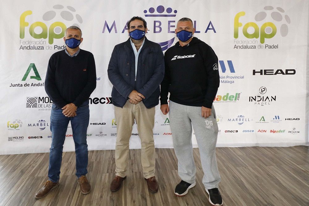 Marbella reunirá este fin de semana a 200 jugadores en la III Prueba del Circuito Andaluz de Veteranos de Pádel
