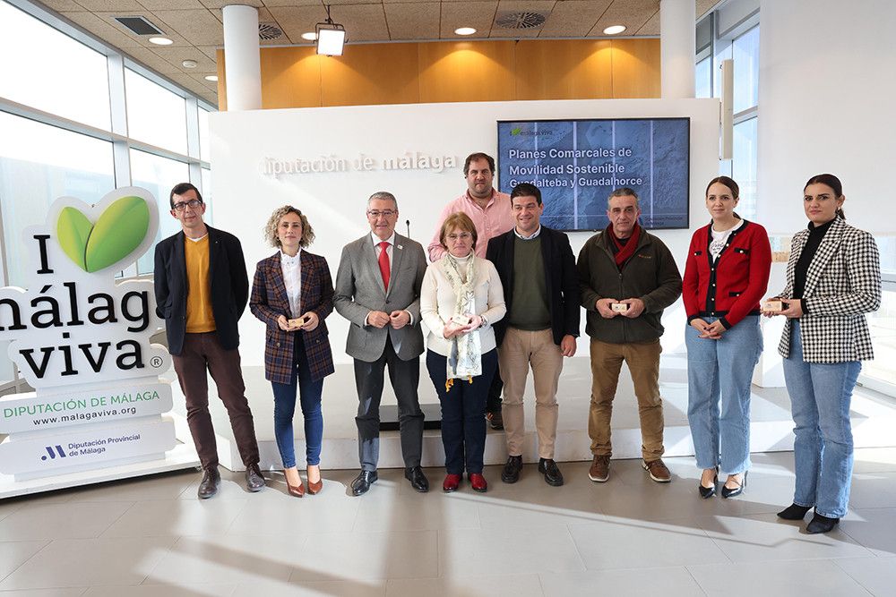 La Diputación plantea medidas para mejorar la movilidad de unas 200.000 personas de 16 municipios del Guadalhorce y Guadalteba