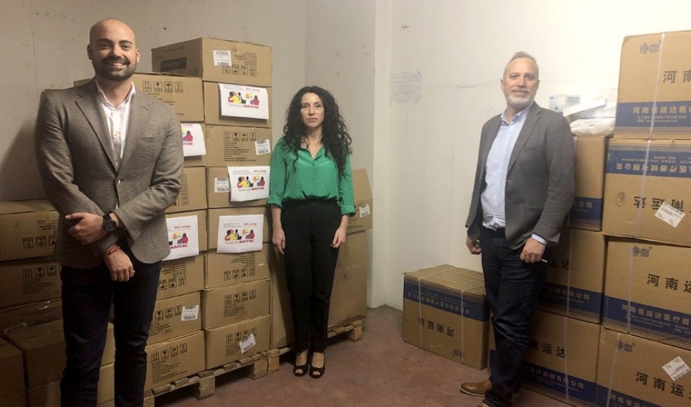 Igualdad distribuye entre sus centros sociales de la provincia de Málaga otras 7.100 mascarillas