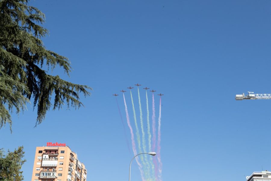 Los reyes presiden el desfile por el Día de la Fiesta Nacional